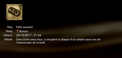 Battlefield 3 - Trophées - BRONZE 6