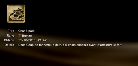 Battlefield 3 - Trophées - BRONZE 9