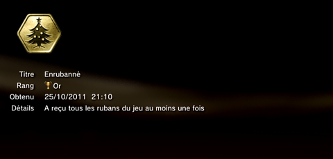 Battlefield 3 - Trophées - OR 3