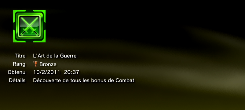 Ben 10 Ultimate Alien Cosmic Destruction Trophées BRONZE 13