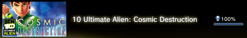 Ben 10 Ultimate Alien Cosmic Destruction Trophées FULL 1