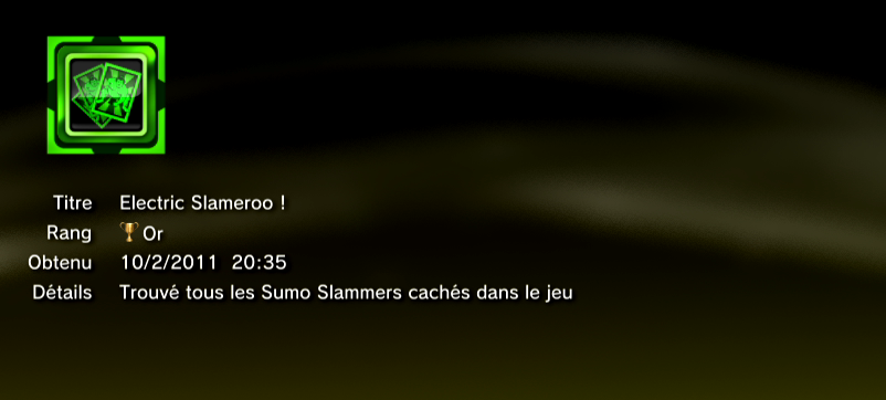 Ben 10 Ultimate Alien Cosmic Destruction Trophées OR 4