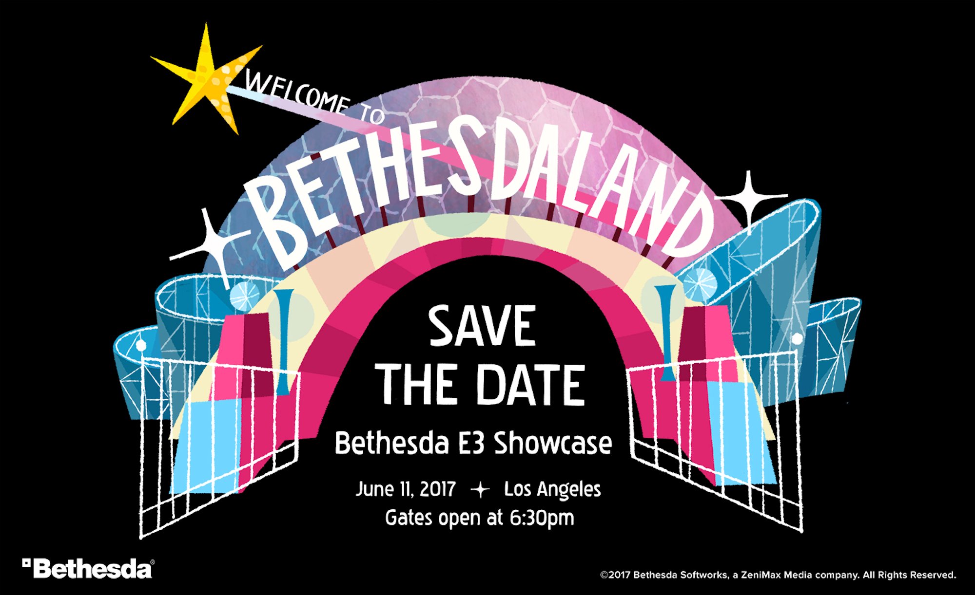 Bethesda conference e3 2017 iamge