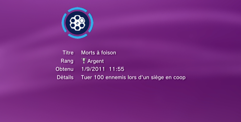 Bodycount trophees ARGENT 6