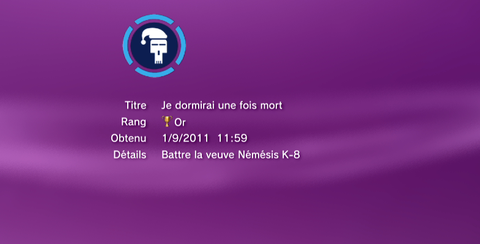 Bodycount trophees MASQUES 1