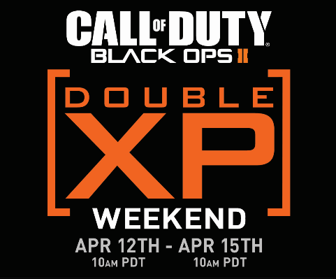 call of duty black ops II double xp