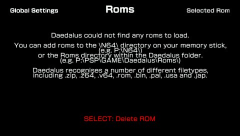 DaedalusX64 rev 718 001