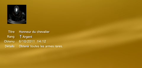 DARK SOULS trophées ARGENT  1