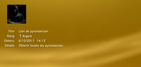 DARK SOULS trophées ARGENT  3