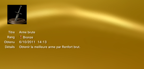 DARK SOULS trophées BRONZE 5