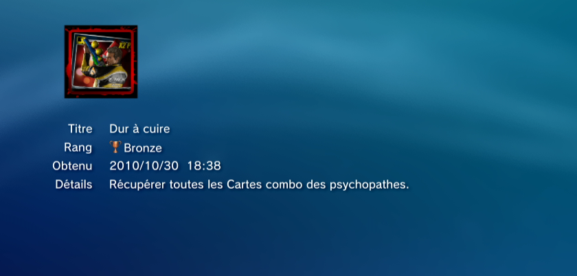 Dead Rising trophees BRONZE PS3 PS3GEN 05
