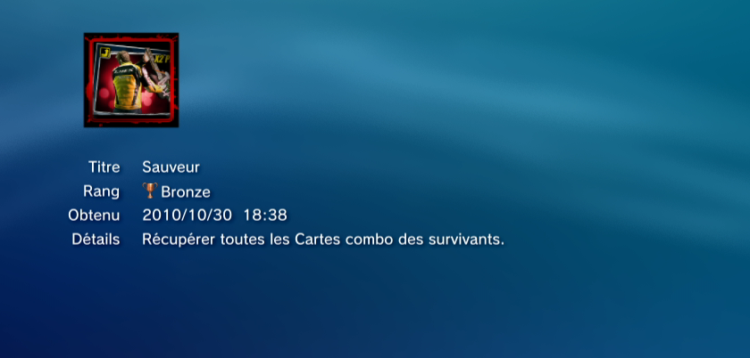 Dead Rising trophees BRONZE PS3 PS3GEN 06