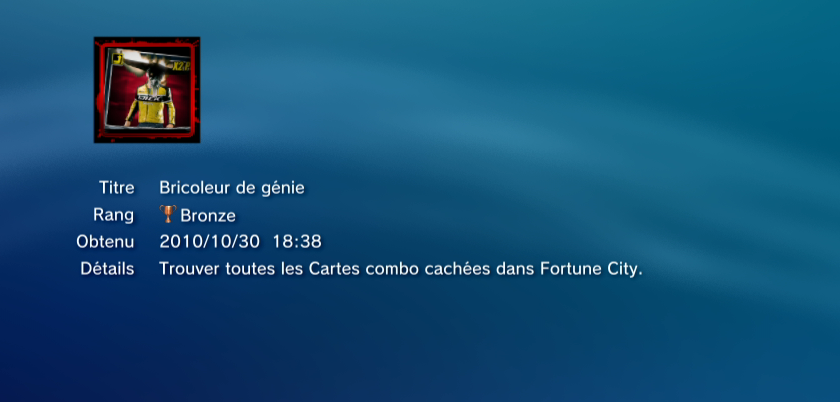 Dead Rising trophees BRONZE PS3 PS3GEN 07