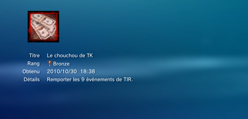 Dead Rising trophees BRONZE PS3 PS3GEN 11
