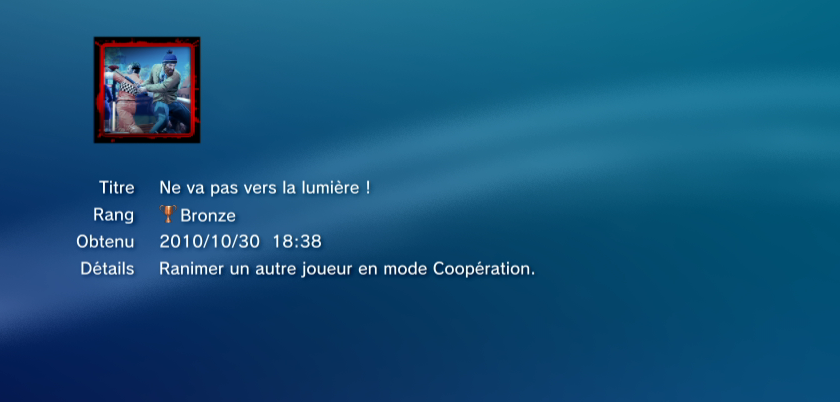Dead Rising trophees BRONZE PS3 PS3GEN 16