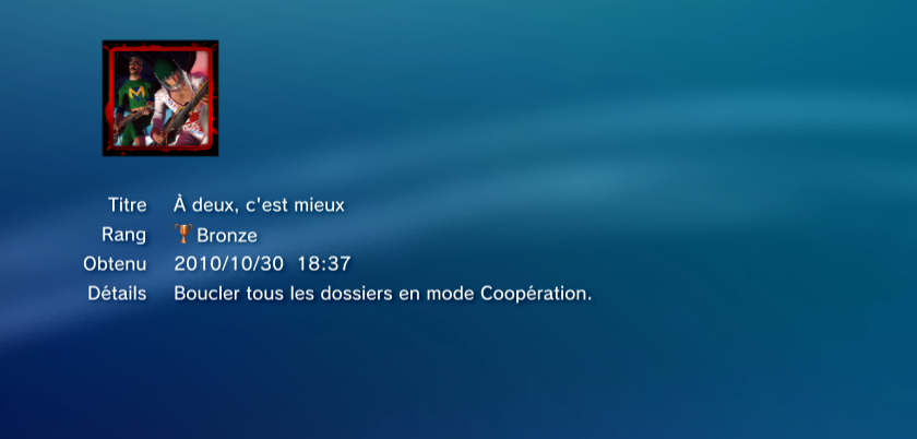 Dead Rising trophees BRONZE PS3 PS3GEN 17