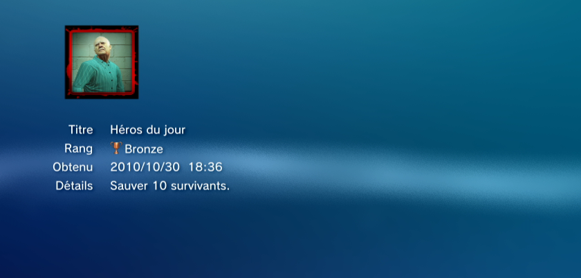 Dead Rising trophees BRONZE PS3 PS3GEN 31