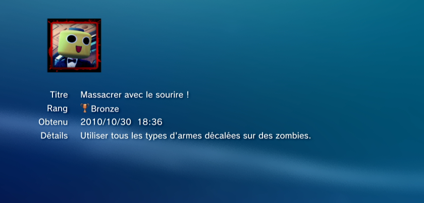 Dead Rising trophees BRONZE PS3 PS3GEN 33
