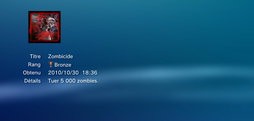 Dead Rising trophees BRONZE PS3 PS3GEN 42