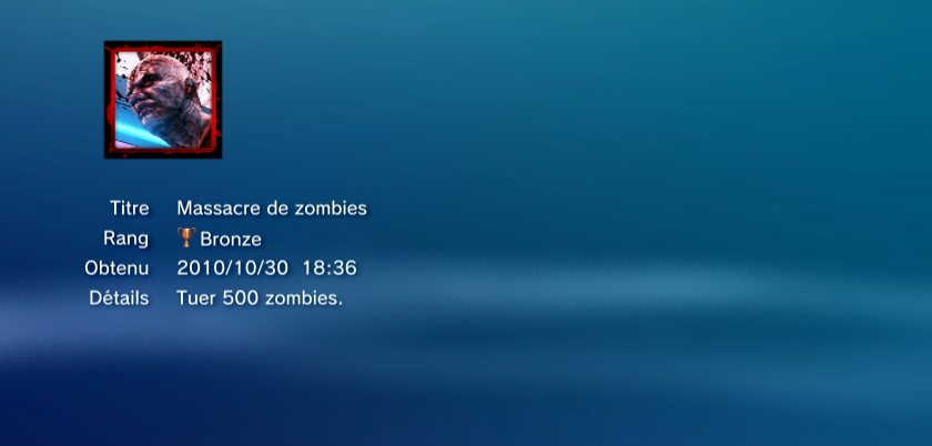 Dead Rising trophees BRONZE PS3 PS3GEN 43