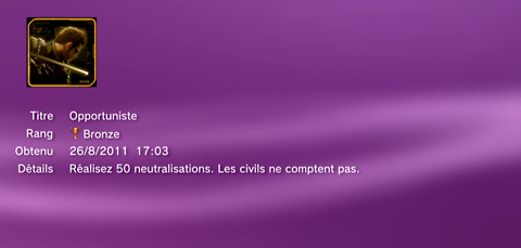 DEUS EX trophees BRONZE 2