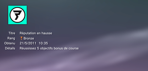 Dirt 3 JEU Trophées BRONZE 04