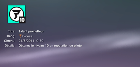 Dirt 3 JEU Trophées BRONZE 17