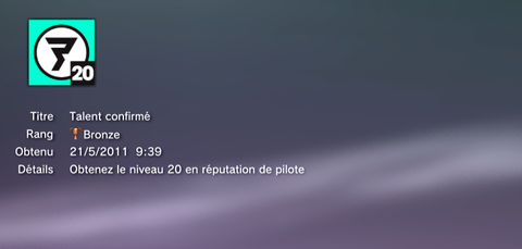 Dirt 3 JEU Trophées BRONZE 18