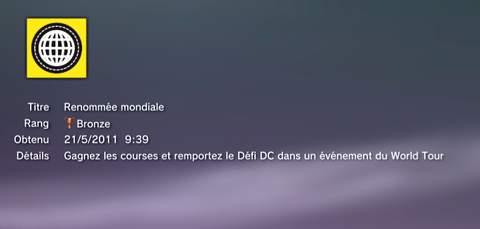 Dirt 3 JEU Trophées BRONZE 19