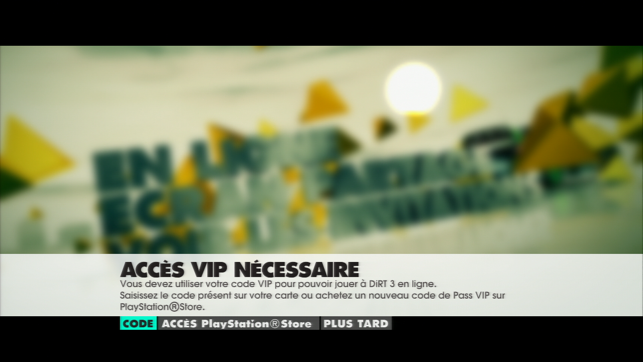 DIRT 3 Online Pass 08