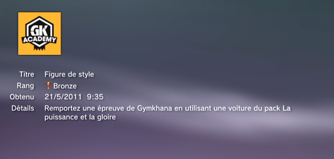 Dirt 3 Trophées DLC puissance gloire 3