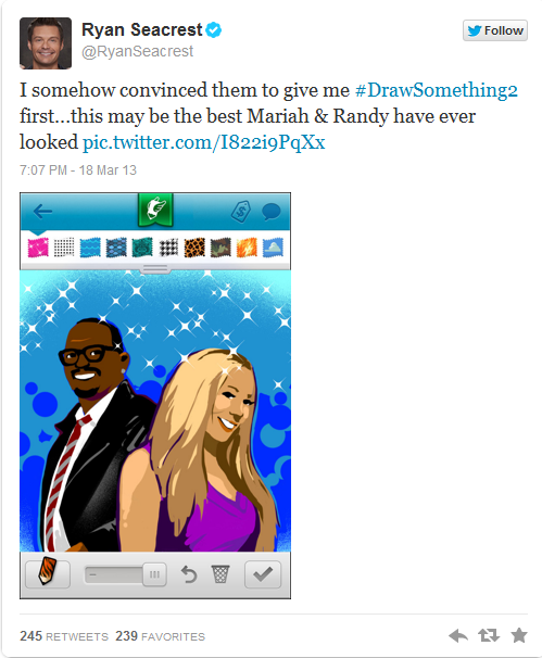 Draw Something 2 Ryan Seacrest