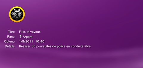 Driver trophees ARGENT 0010