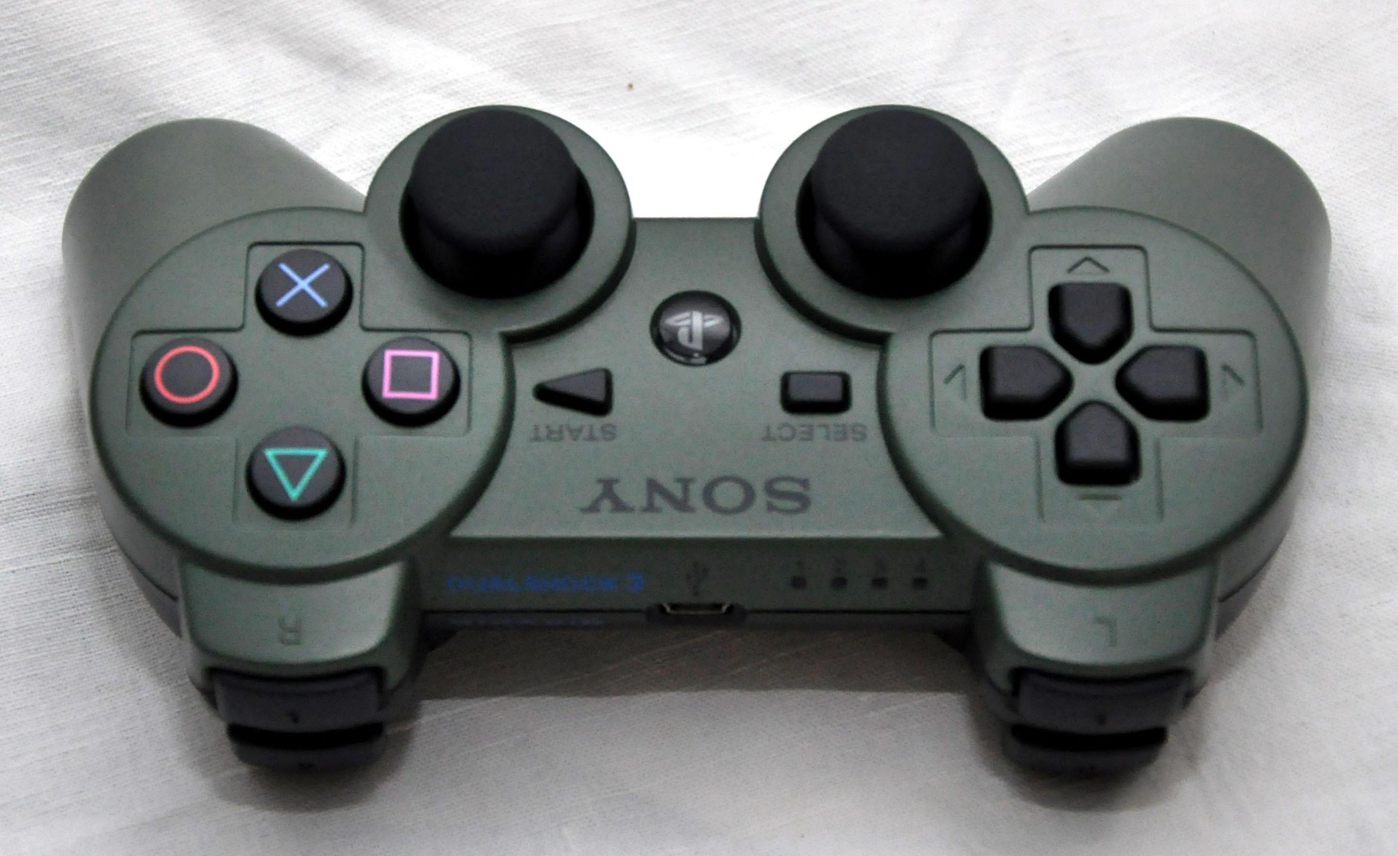 dualshock 3 sony ps3 manette kaki killzone 02