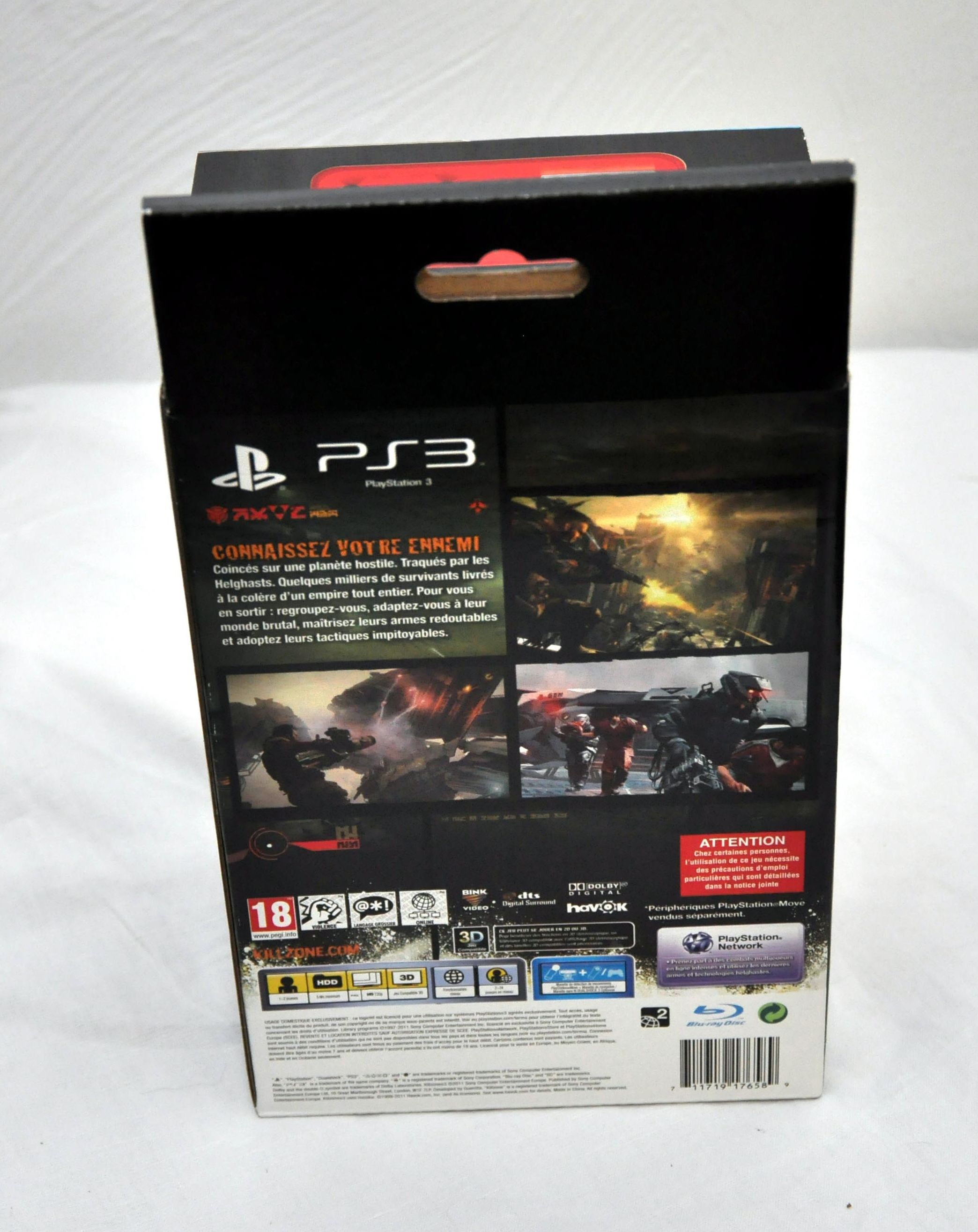 dualshock 3 sony ps3 manette kaki killzone 14