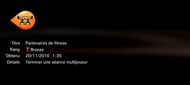 EA Sports Active 2 PS3 trophees BRONZE     16