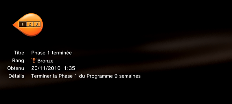 EA Sports Active 2 PS3 trophees BRONZE     20