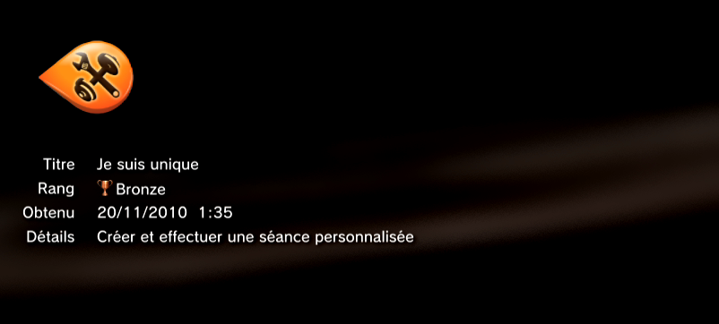 EA Sports Active 2 PS3 trophees BRONZE     21