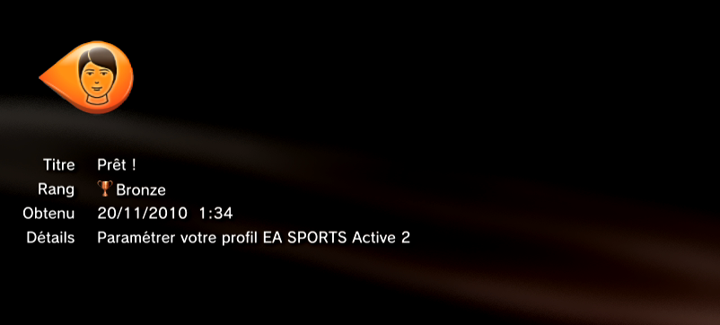 EA Sports Active 2 PS3 trophees BRONZE     27