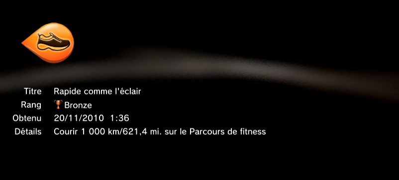 EA Sports Active 2 PS3 trophees BRONZE     3