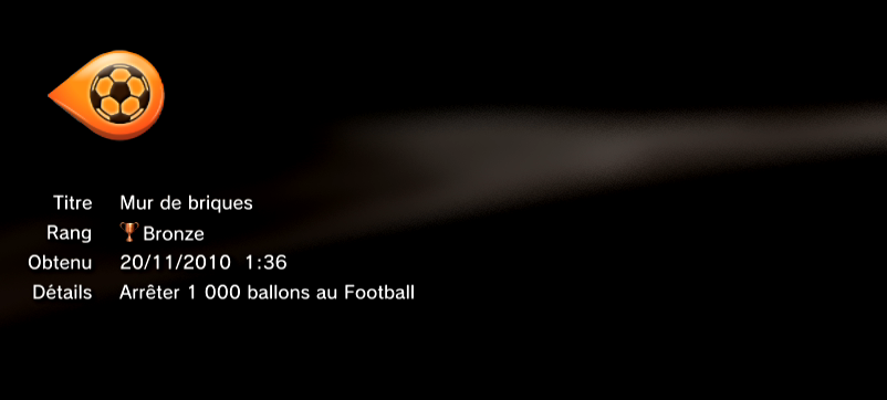 EA Sports Active 2 PS3 trophees BRONZE     6