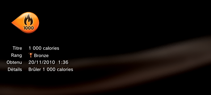 EA Sports Active 2 PS3 trophees BRONZE     9