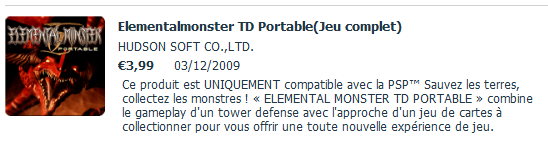 elemental monster TD portable