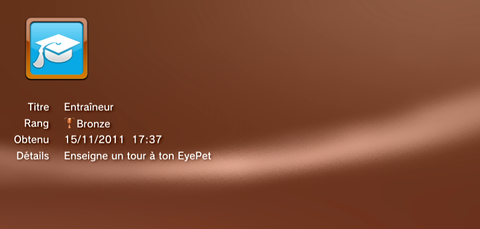 Eyepet & friends - Troph&eacute;es - BRONZE  13