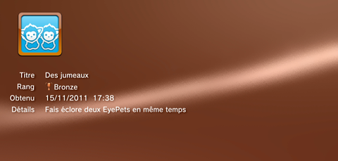 Eyepet & friends - Troph&eacute;es - BRONZE  15