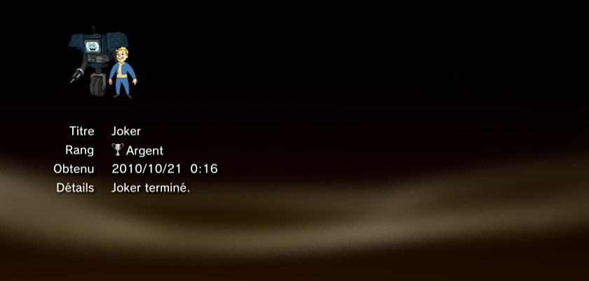 Fallout new vegas trophees ARGENT PS3 01