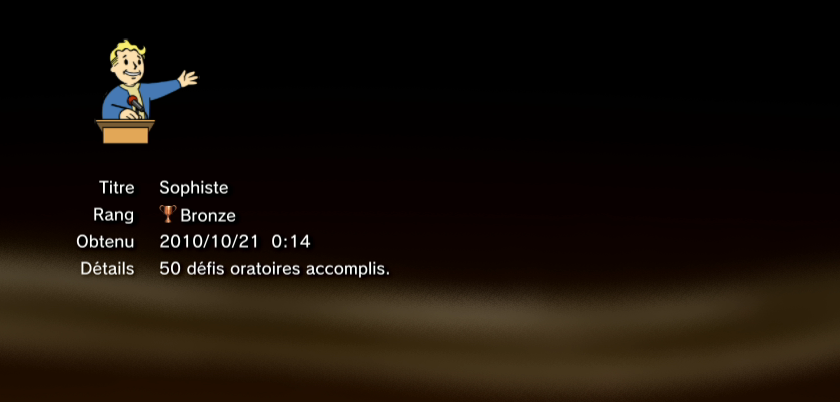 Fallout new vegas trophees BRONZE PS3 21