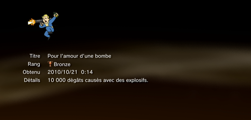Fallout new vegas trophees BRONZE PS3 29