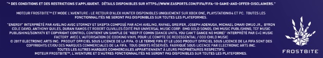 FIFA 18 conditions Switch