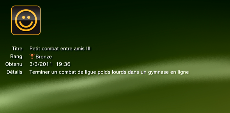 Fight Night Champion - Trophées - BRONZE - 19